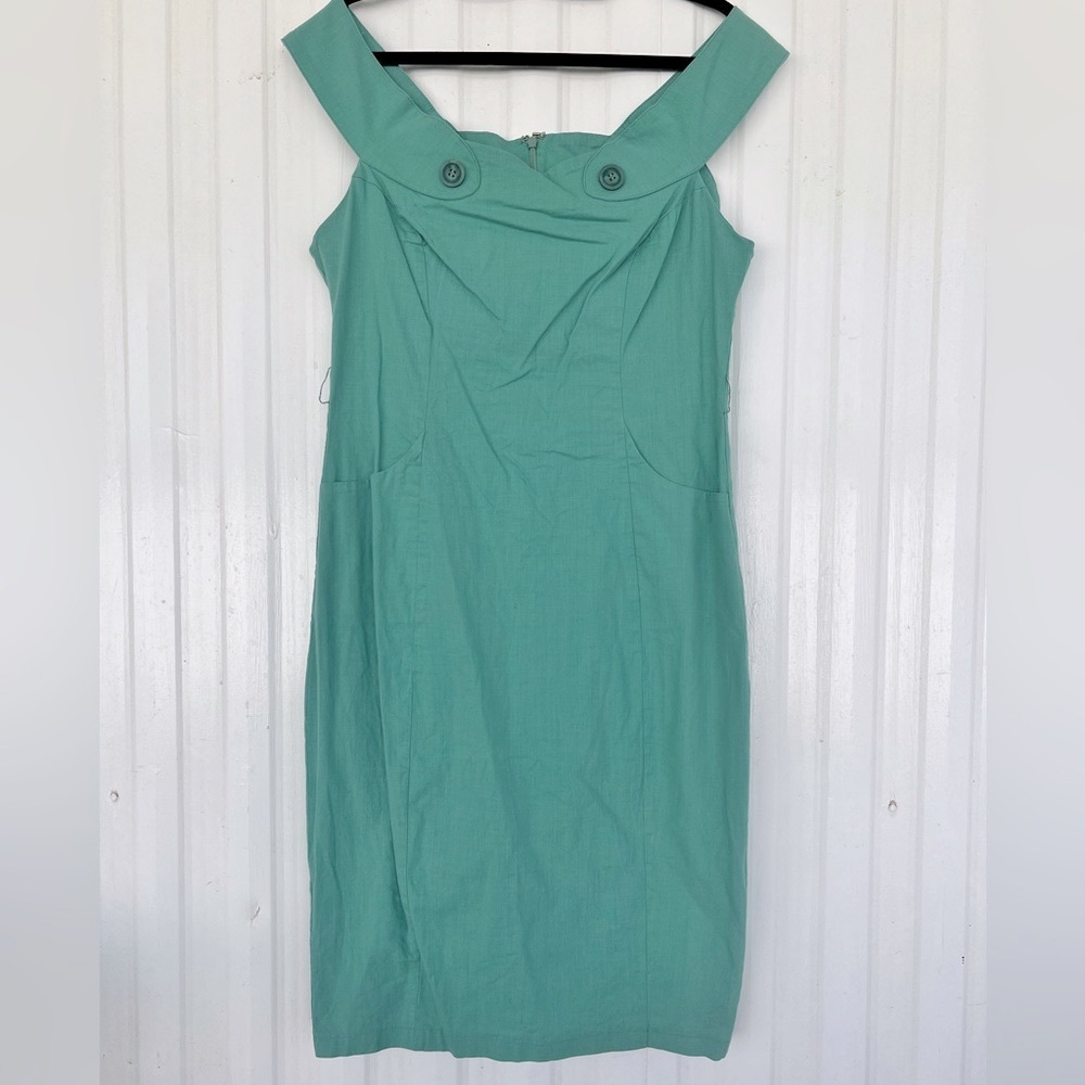 Off-the-Shoulder Pinup Wiggle Dress